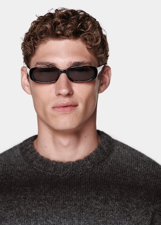 Dark Brown Dégradé Crewneck