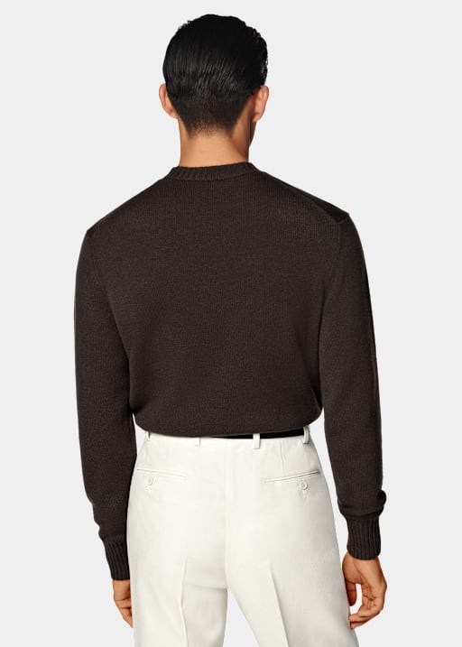 Dark Brown Crewneck