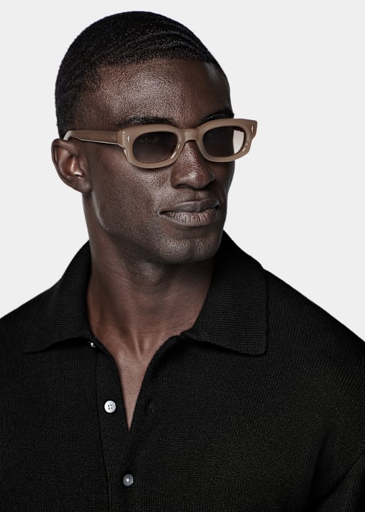 Black Long Sleeve Polo