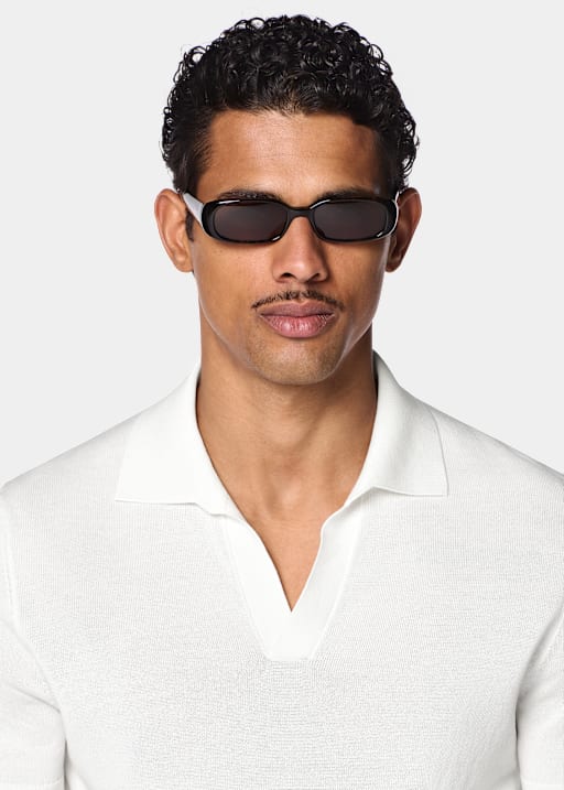 Off-White Buttonless Polo