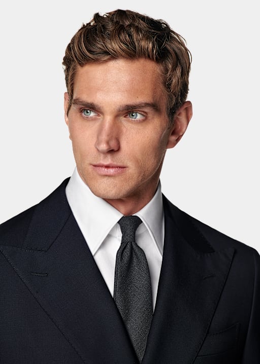 Navy Tailored Fit Havana Suit