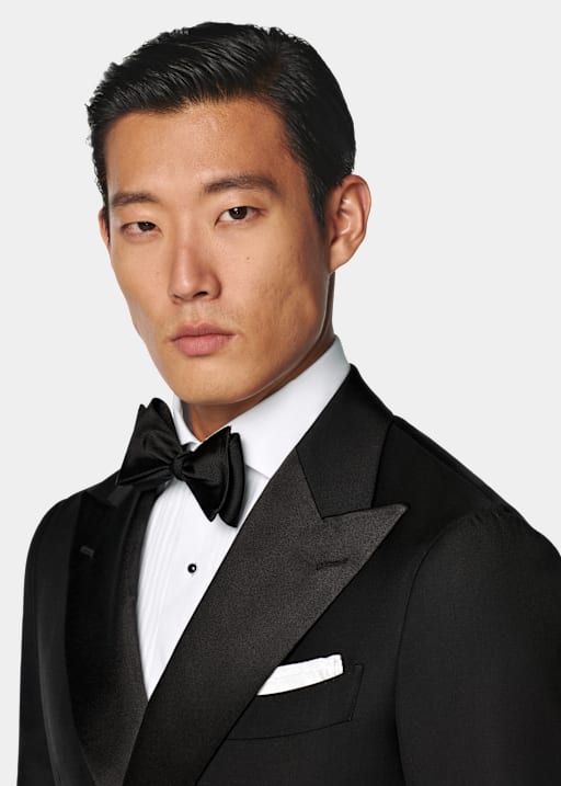 Black Tailored Fit Havana Tuxedo