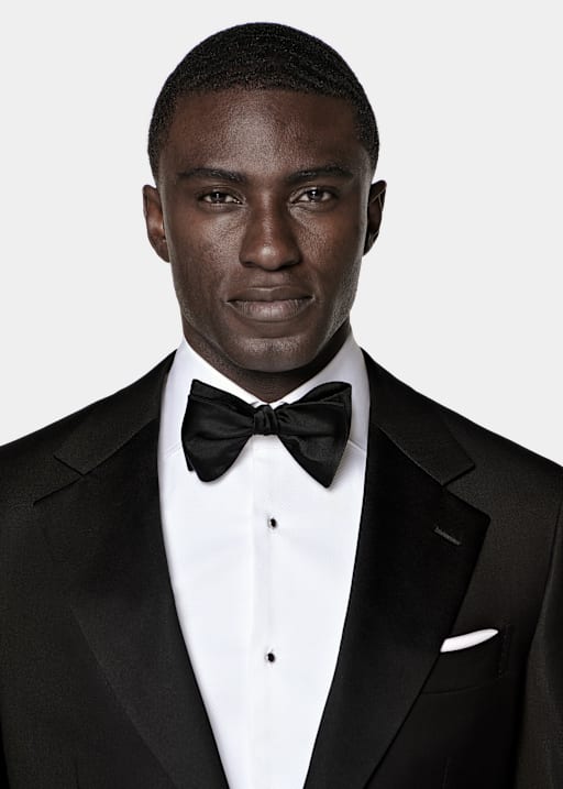 Black Tailored Fit Milano Tuxedo