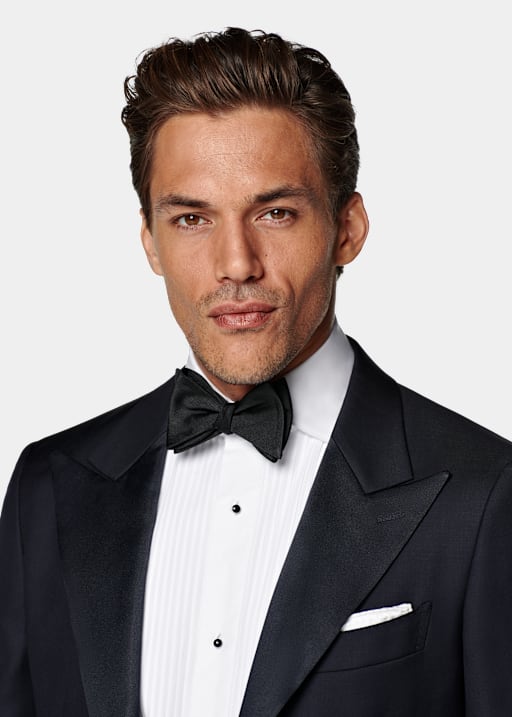 Navy Three-Piece Tailored Fit Havana Tuxedo