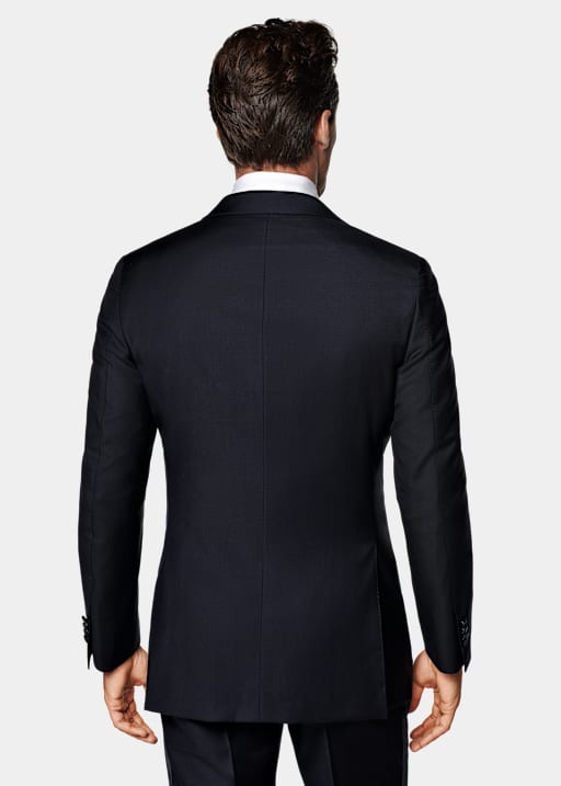 Navy Three-Piece Tailored Fit Havana Tuxedo