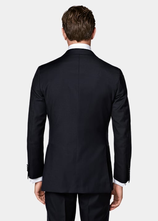 Navy Three-Piece Tailored Fit Havana Tuxedo