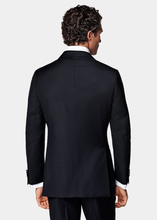 Smoking Havana coupe Tailored bleu marine