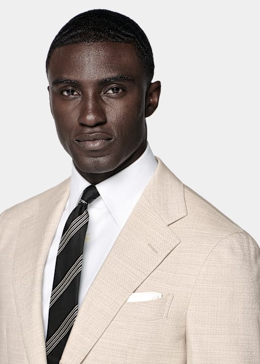 Sand Tailored Fit Havana Suit