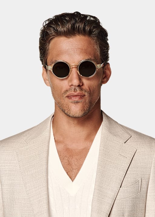 Sand Tailored Fit Havana Suit