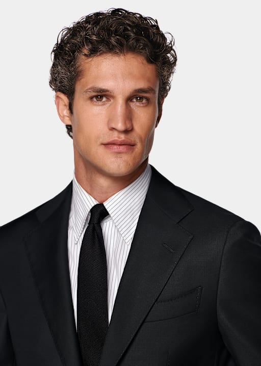 Black Perennial Tailored Fit Havana Suit