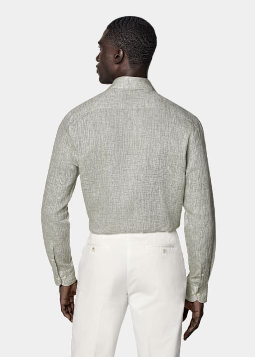 Light Green Linen Shirt