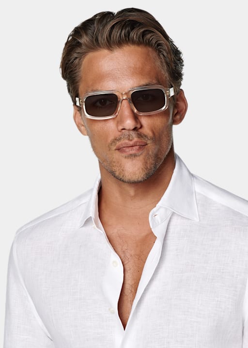 White Linen Shirt