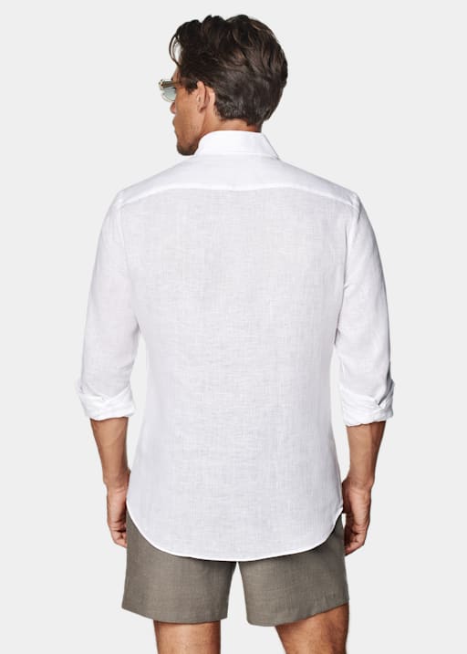 White Linen Shirt