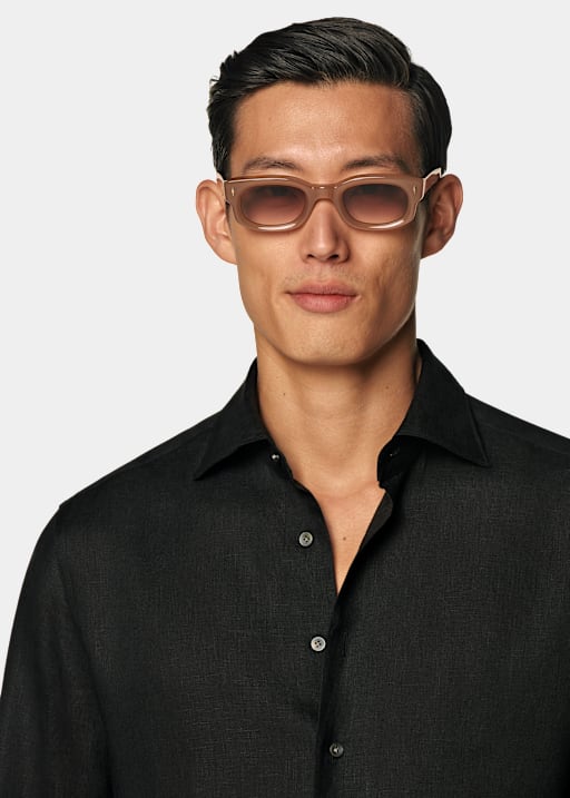 Hemd schwarz Tailored Fit