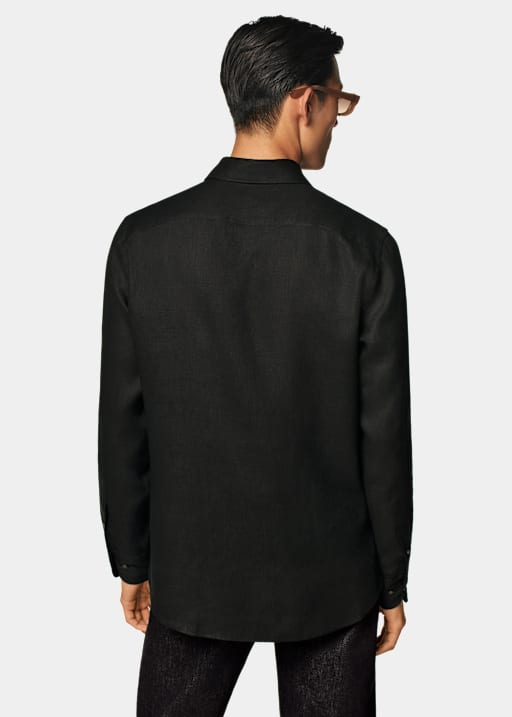 Hemd schwarz Tailored Fit
