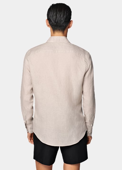Light Brown Tailored Fit Shirt