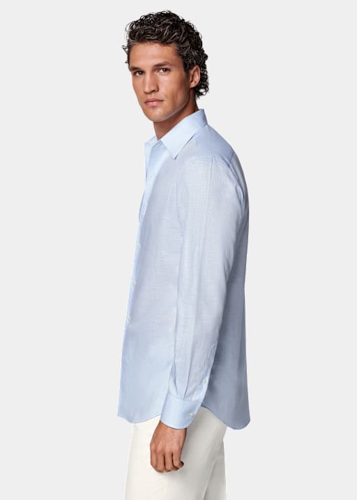 Light Blue Tailored Fit Shirt