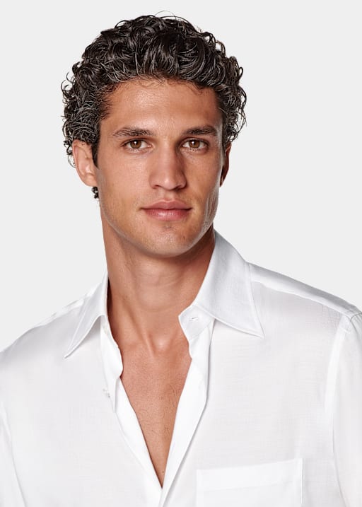 White Tailored Fit Shirt