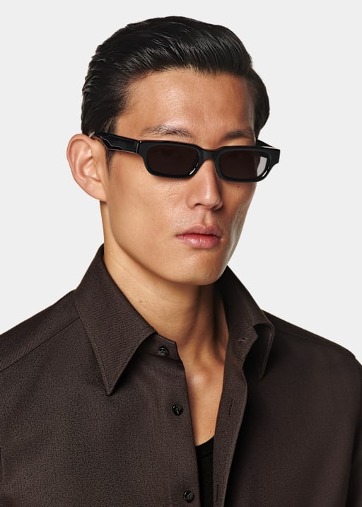 Dark Brown Wool Overshirt