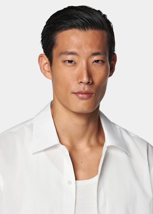 White Tailored Fit Shirt