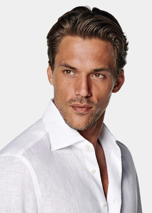 White Relaxed Fit Shirt