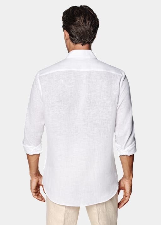 White Relaxed Fit Shirt