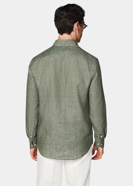 Green Relaxed Fit Shirt