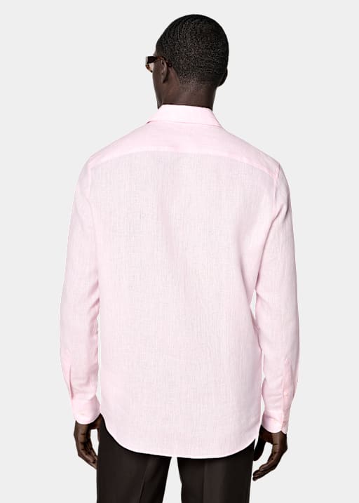 Pink Linen Shirt