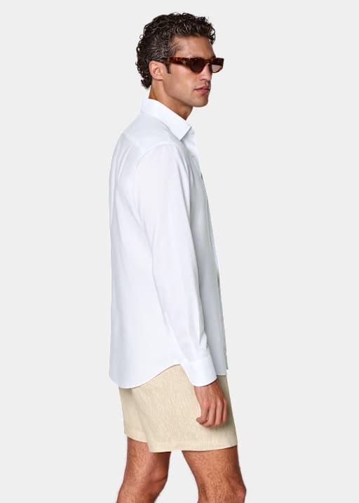 White Lyocell Shirt