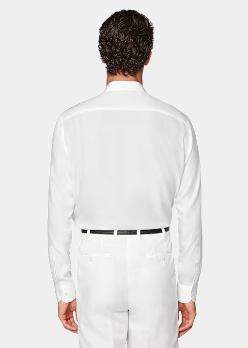Off-White Lyocell SIlk Shirt