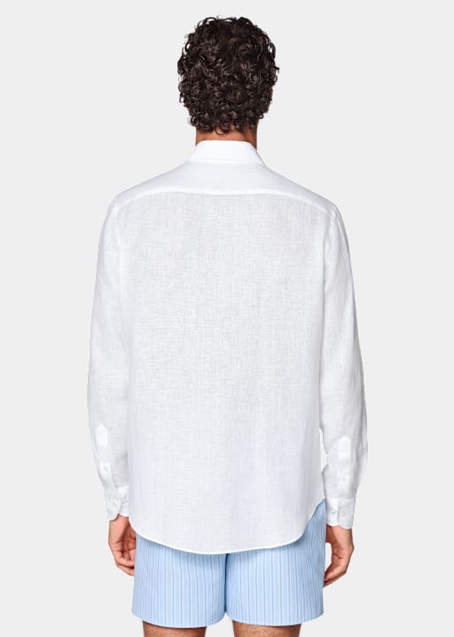 White Linen Shirt