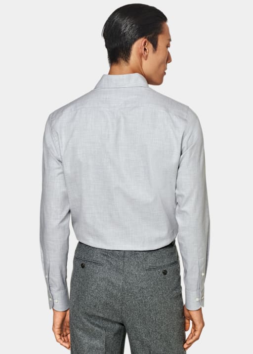 Light Grey Slim Fit Shirt