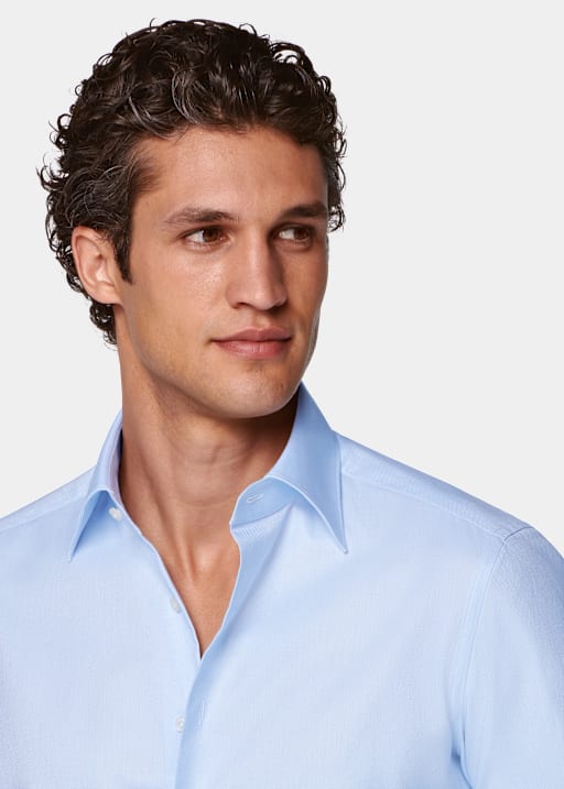 Light Blue Classic Collar Shirt