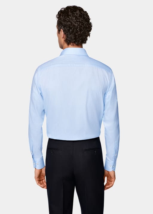 Light Blue Classic Collar Shirt