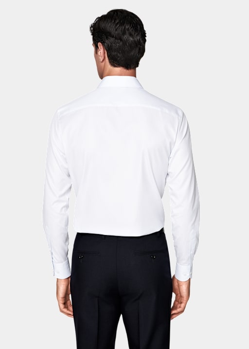 White Classic Collar Shirt