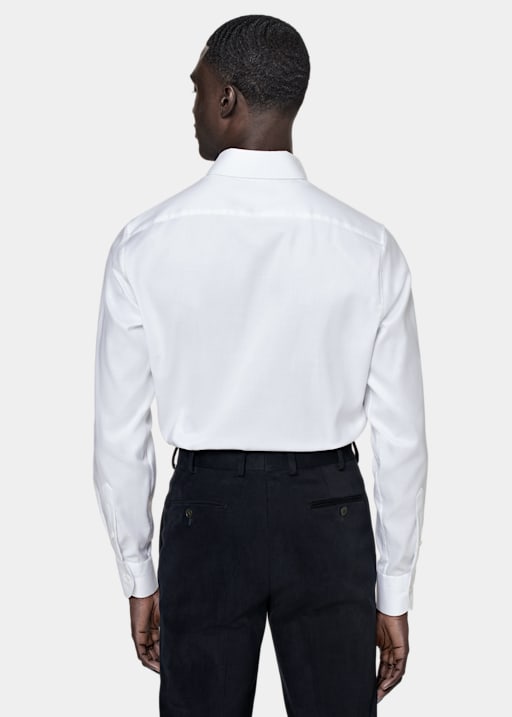 Royal Oxford Hemd weiß in Slim Fit