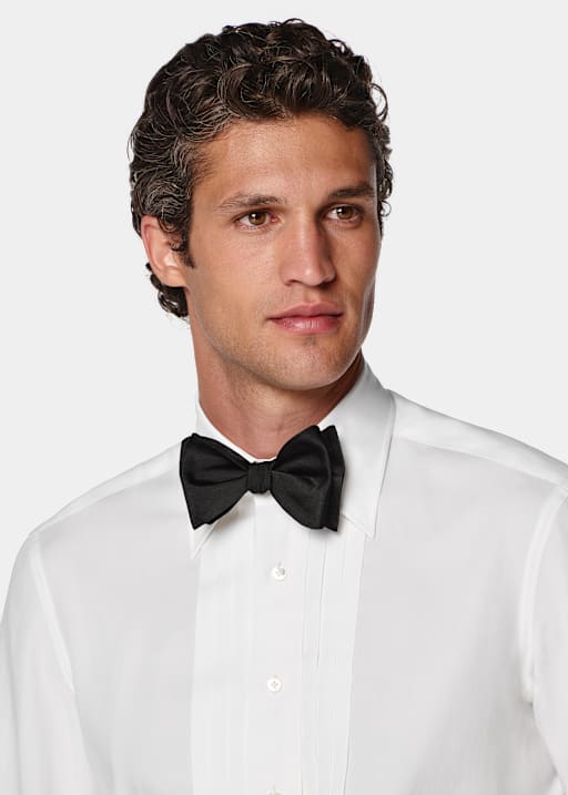 Off-White Pliss&eacute; Tuxedo Shirt