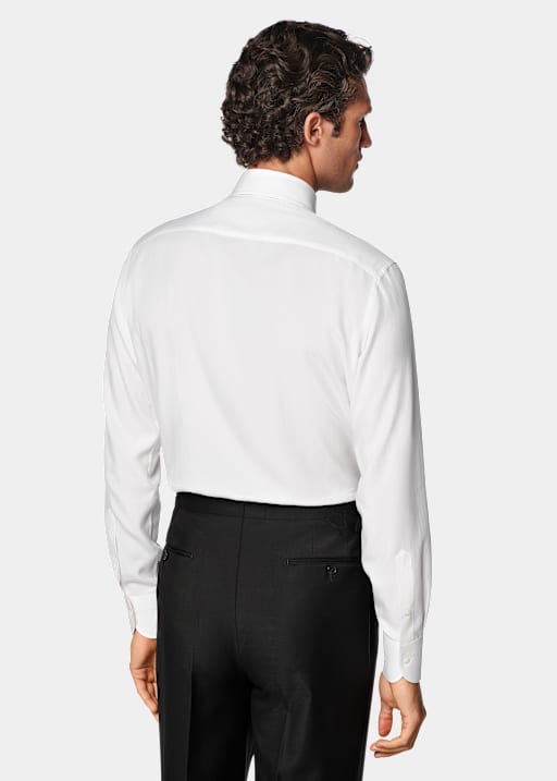 Off-White Pliss&eacute; Tuxedo Shirt