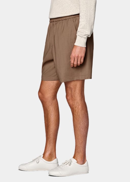 Bruine Straight Leg Shorts