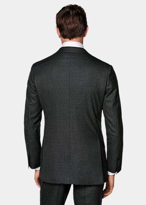 Anzug Milano Tailored Fit dunkelgrau