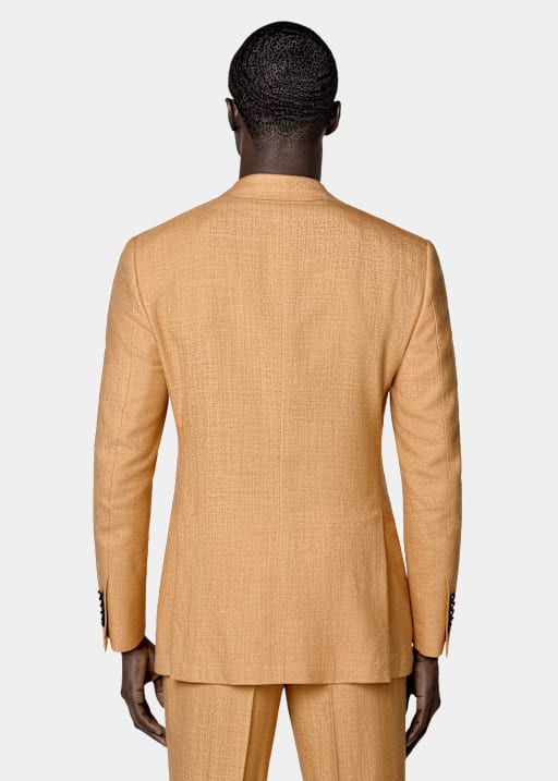 Orange Tailored Fit Milano Suit
