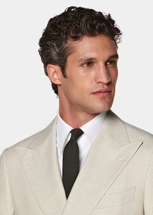 Light Brown Tailored Fit Havana Suit