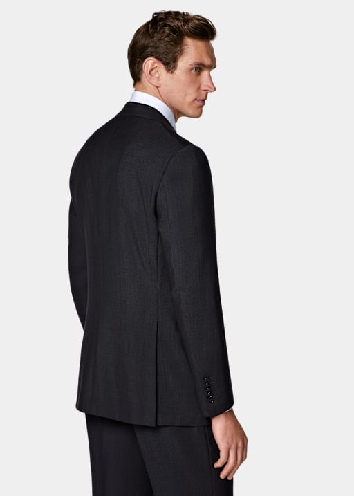 Navy Tailored Fit Milano Suit