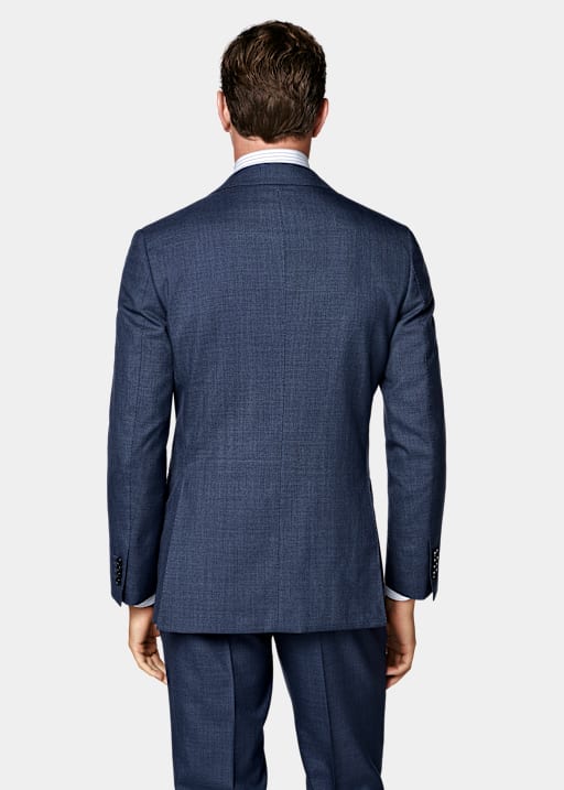 Mid Blue Perennial Tailored Fit Havana Suit