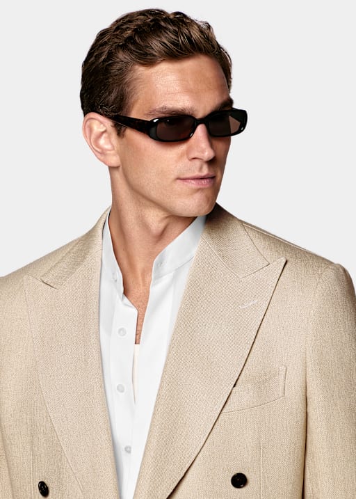 Light Brown Tailored Fit Milano Suit