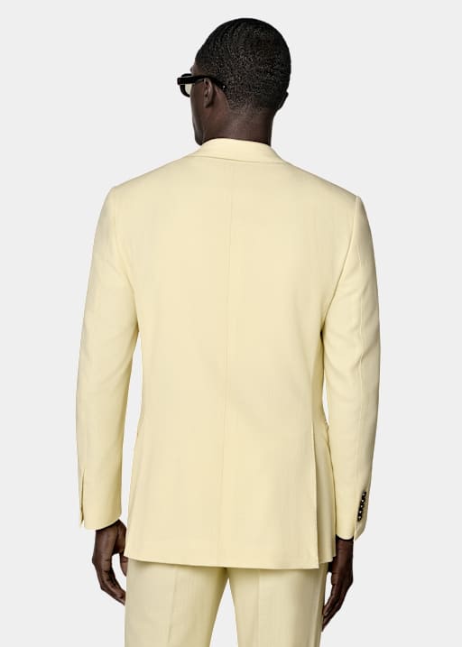 Yellow Tailored Fit Milano Suit