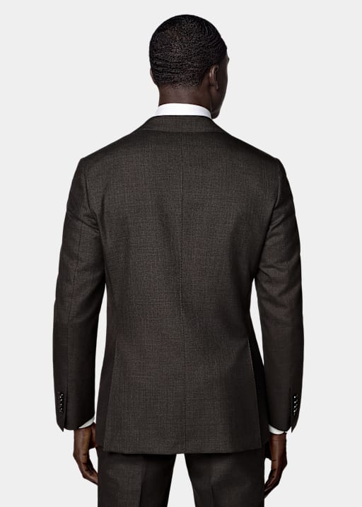 Dark Brown Perennial Tailored Fit Havana Suit