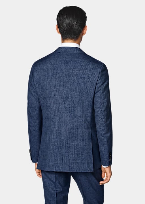 Mid Blue Perennial Tailored Fit Havana Suit