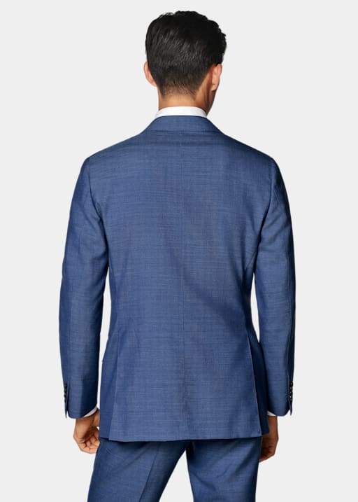 Mid Blue Perennial Tailored Fit Havana Suit