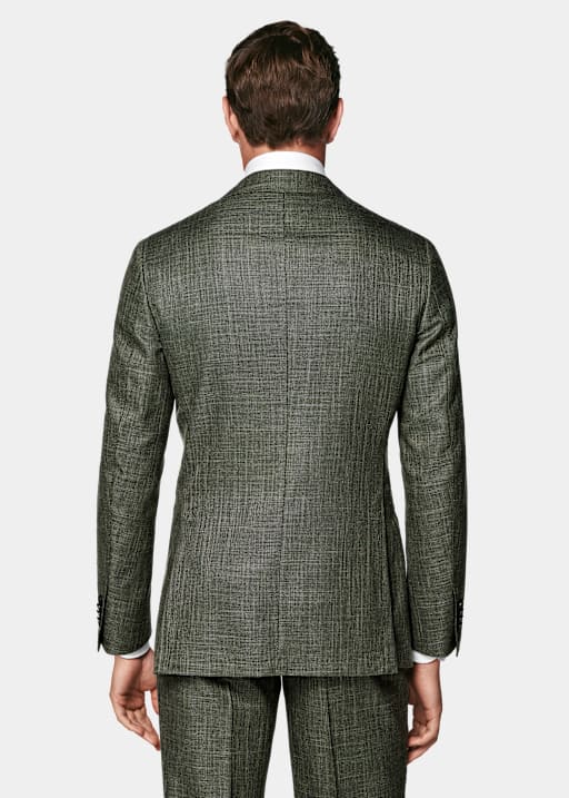 Dark Green Tailored Fit Havana Suit